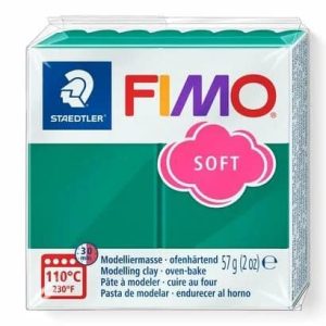 Pâte Fimo Soft – Emeraude N°56