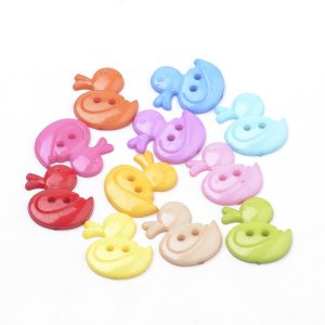 Boutons canard en acrylique 21mm X20