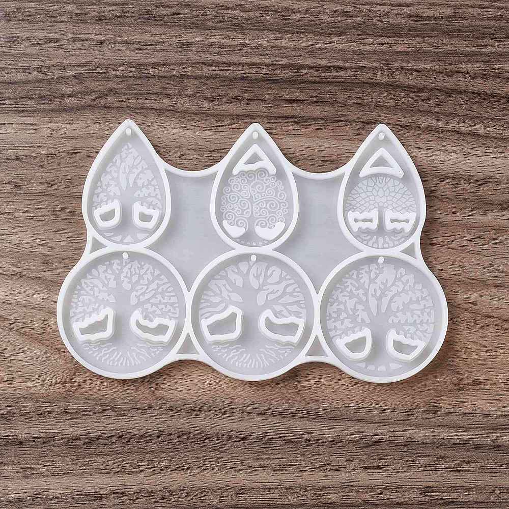 Moule en silicone pendentifs arbre de vie, moule pour résine x1 – Image 7