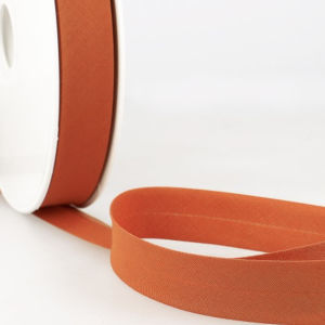 Biais uni 2 cm rouille