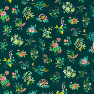 Woodland Floral Velvet Harlequin