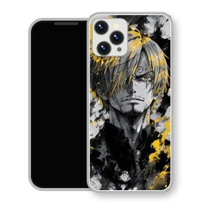 Coque Sanji One Piece Portrait Encre Jaune | Samsung & iPhone