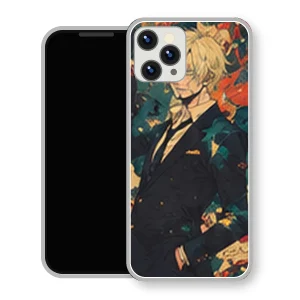 Coque Sanji One Piece Fleurs Rouges Costume | Samsung & iPhone