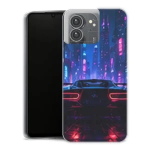 Coque Xiaomi Redmi 13C Gaming Voiture Neon