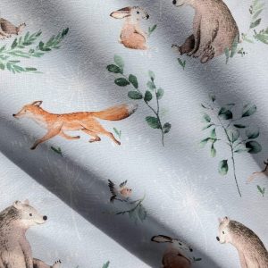 Tissu coton Grimm animaux