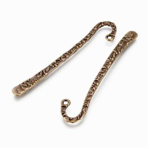 Marque-pages en métal bronze 7.95cm x5