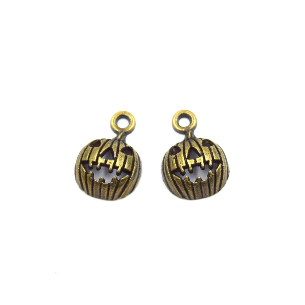 Breloques bronze Halloween mixte x20 – Image 3