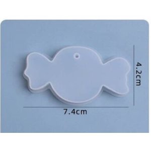 Moule pendentif en silicone halloween bonbon