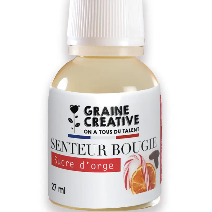 Senteur sucre d’orge – parfum pour bougie 27 ml