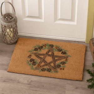 Paillasson pentagramme – Décoration païenne x1